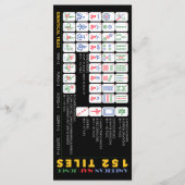 Mah Jongg Charleston Flat Kaart 2 (Achterkant)