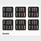 Mah Jongg Charleston Stickers (Vel)