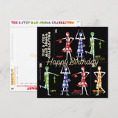 Mah Jongg Charleston Verjaardag Flat Kaart (Voorkant / Achterkant)