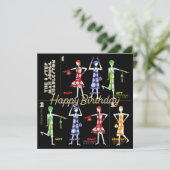 Mah Jongg Charleston Verjaardag Flat Kaart (Staand voorkant)