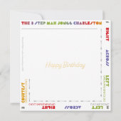 Mah Jongg Charleston Verjaardag Flat Kaart (Achterkant)