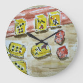 Mah Jongg Clock Grote Klok (Voorkant)