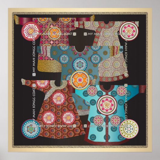 Mah Jongg Coat Poster (Voorkant)