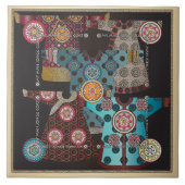 Mah Jongg Coat Tegeltje (Voorkant)