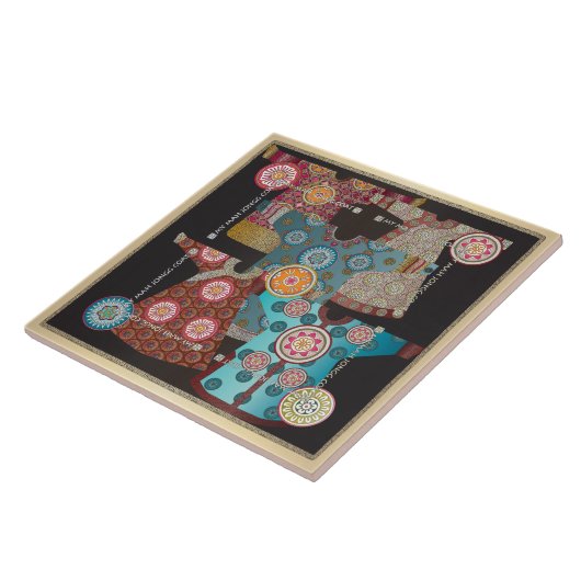 Mah Jongg Coat Tegeltje (Zijkant)