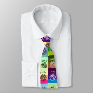 Mah Jongg Colored Joker Necktie Stropdas