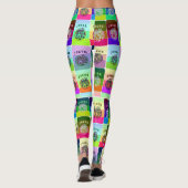 Mah Jongg Colored Tiles Leggings (Achterkant)