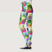 Mah Jongg Colored Tiles Leggings (Links)