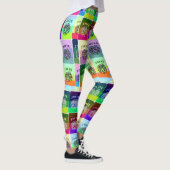 Mah Jongg Colored Tiles Leggings (Rechts)