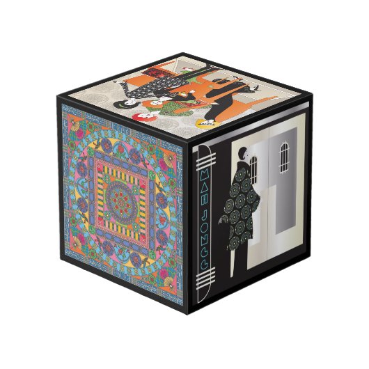 Mah Jongg Cube Kubus (Achter hoekig)