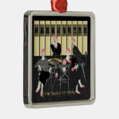 Mah Jongg de tegels die helen Metalen Ornament (Rechts)