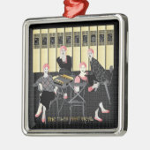 Mah Jongg de tegels die helen Metalen Ornament (Links)