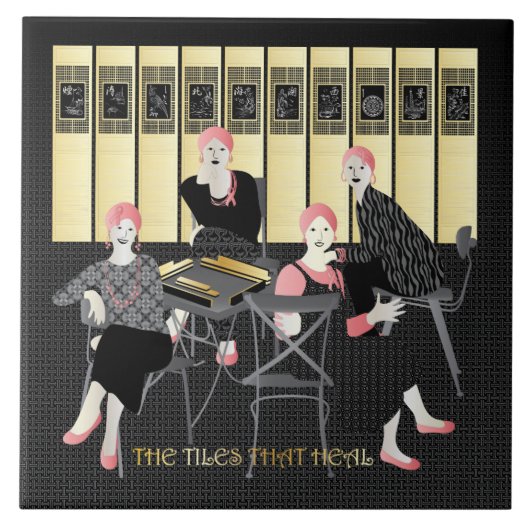 Mah Jongg de tegels die helen Tegeltje (Voorkant)