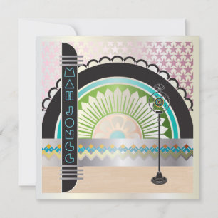 Mah Jongg Deco Ballroom Flat Kaart