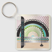 Mah Jongg Deco Sleutelhanger (Voorkant)