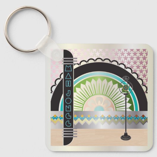 Mah Jongg Deco Sleutelhanger (Voorkant)