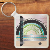 Mah Jongg Deco Sleutelhanger (Voorkant)