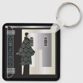 Mah Jongg Deco Sleutelhanger (Achterkant)