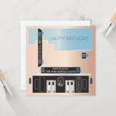 Mah Jongg Deco Theatre Flat Kaart (Voorkant / Achterkant in situ)