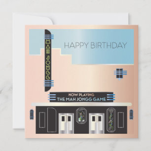 Mah Jongg Deco Theatre Flat Kaart