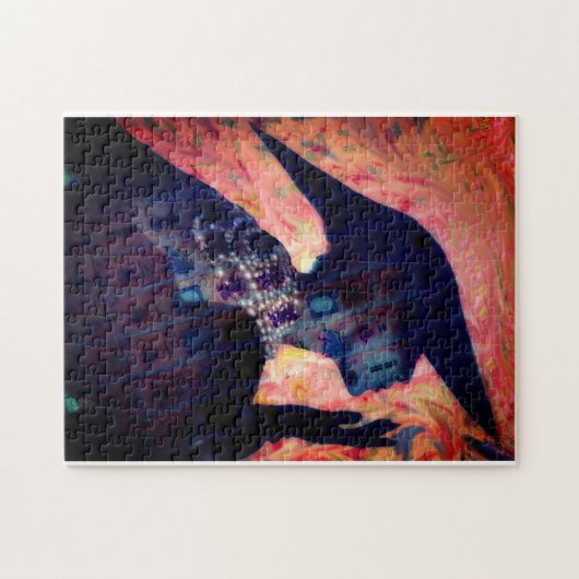 Mah Jongg Diva Mode Lady Puzzle Legpuzzel (Horizontaal)