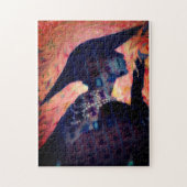 Mah Jongg Diva Mode Lady Puzzle Legpuzzel (Verticaal)