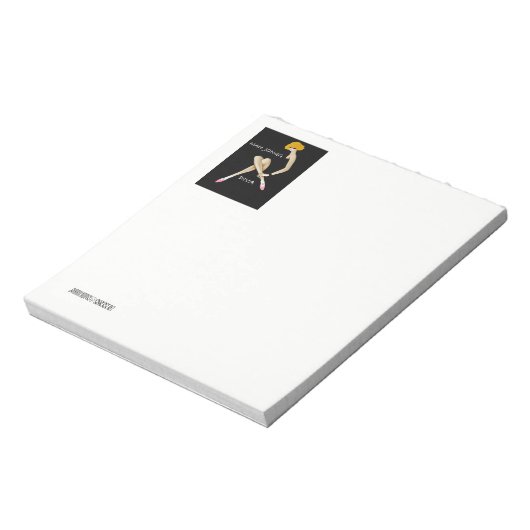 Mah Jongg Diva Notecard Notitieblok (Linkerzijde)