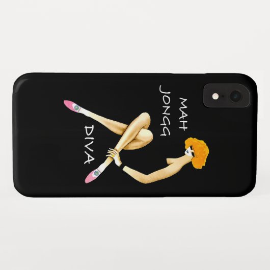Mah Jongg Diva Phone Case (Achterkant (horizontaal))