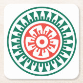 Mah Jongg Dot Onderzetter (Voorkant)