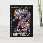Mah Jongg Dragon Year Kaart (Voorkant)