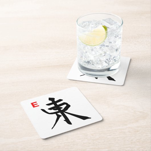 Mah Jongg East Tile Onderzetter (Insitu)