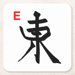 Mah Jongg East Tile Onderzetter