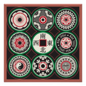 Mah Jongg Een Stippen Munt Poster (Voorkant)