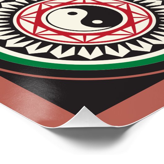 Mah Jongg Een Stippen Munt Poster (Hoek)