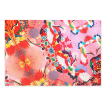 Mah Jongg Egrets en Paisley