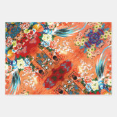 Mah Jongg Egrets en Paisley Wrapping Paper Sheets (Voorkant 3)