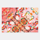 Mah Jongg Egrets en Paisley Wrapping Paper Sheets (Voorkant)