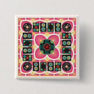 Mah Jongg Fan 2025 Button