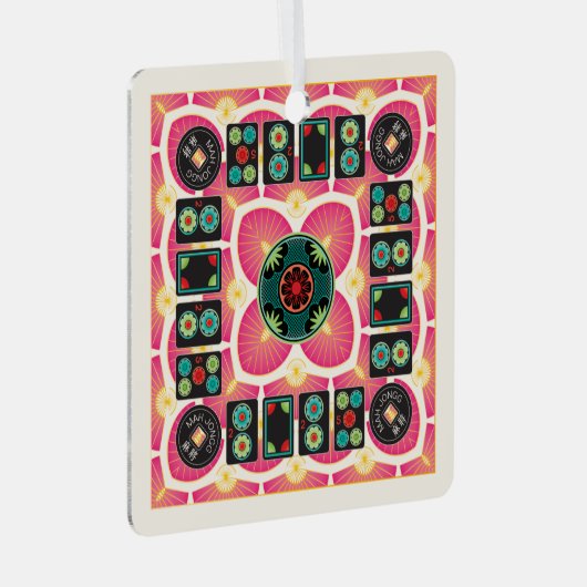 Mah Jongg Fan 2025 Ornament (Voorkant Rechts)
