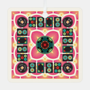 Mah Jongg Fan 2025 Ornament