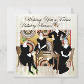 Mah Jongg Festive Flat Kaart (Voorkant)