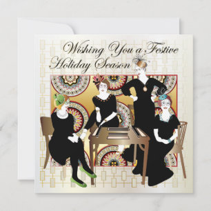 Mah Jongg Festive Flat Kaart