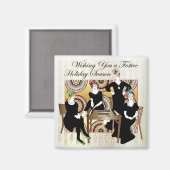 Mah Jongg Festive Magneet (Voorkant / Achterkant)