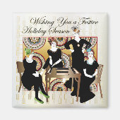 Mah Jongg Festive Magneet (Voorkant)