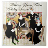 Mah Jongg Festive Tegeltje (Voorkant)