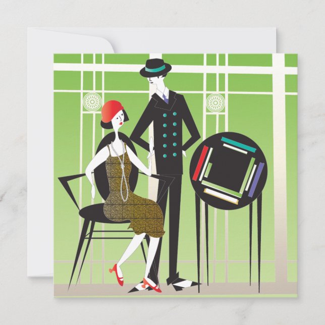 Mah Jongg Flappers Couple2 (Voorkant)