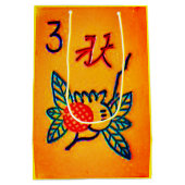  Mah Jongg Flower Gift Bags Medium Cadeauzakje (Achterkant)