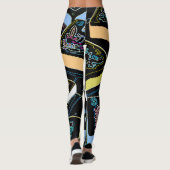 Mah Jongg Flower Leggings (Achterkant)