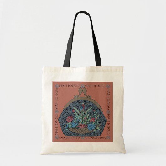 Mah Jongg Flower Purse Tas (Voorkant)