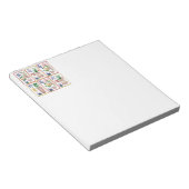 Mah Jongg Flower Tegel Notitieblok (Schuin)